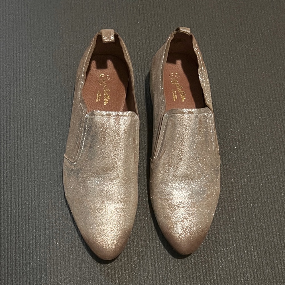 Seychelles metallic flats